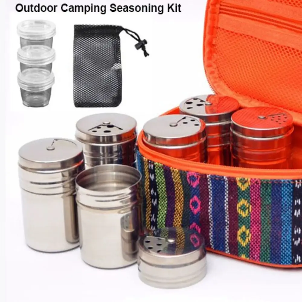 1/2/3/5pcs Portable Camping Seasoning Kit Mulistyles PET/Stainless Steel Clear Seasoning Bottles 
1/2/3/5pcs Portable Camping Seasoning Kit Mulistyles PET/Stainless Steel Clear Seasoning Bottles