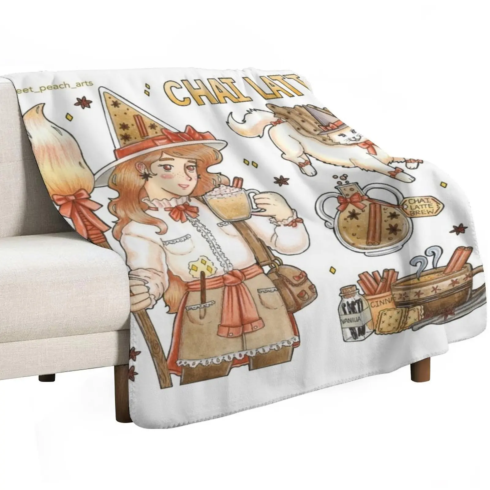 Chai Tea Latte Witch Aesthetic Throw Blanket for winter Plush Blankets For Baby Multi-Purpose Blankets
Chai Tea Latte Witch Aesthetic Throw Blanket for winter Plush Blankets For Baby Multi-Purpose Blankets