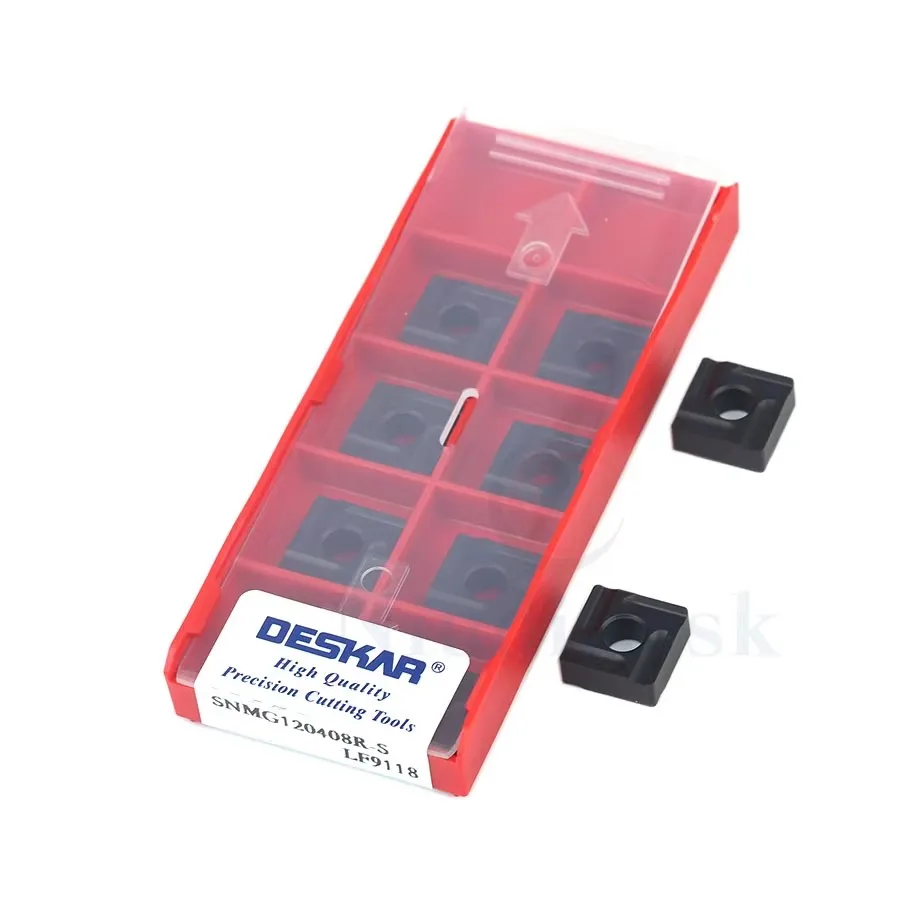 SNMG Series DESKAR SNMG120408R-S LF9118 SNMG120408L-S LF9118 Numerical Control Lathe Square Shaped Turning Insert For Steel Part
SNMG Series DESKAR SNMG120408R-S LF9118 SNMG120408L-S LF9118 Numerical Control Lathe Square Shaped Turning Insert For Steel Part
