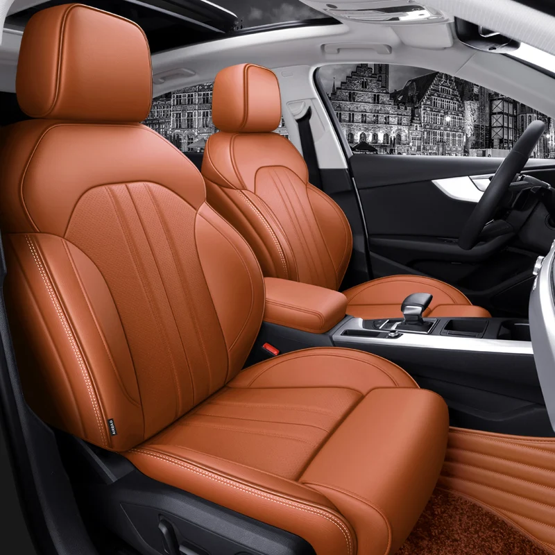 Custom Fit Car Accessories Seat Covers Full Set Middle Perforated Genuine Leather Specific for Audi A4 A6 A3 Q5 Q7 TT A7 Q3
Custom Fit Car Accessories Seat Covers Full Set Middle Perforated Genuine Leather Specific for Audi A4 A6 A3 Q5 Q7 TT A7 Q3