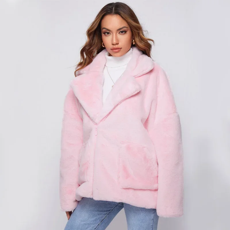 Winter Autumn Women Ladies Fox Fur Loose Warm Thick Sweet Outerwear Coat , Woman Clothes 3xl 4xl Elegant Jacket Coats
Winter Autumn Women Ladies Fox Fur Loose Warm Thick Sweet Outerwear Coat , Woman Clothes 3xl 4xl Elegant Jacket Coats