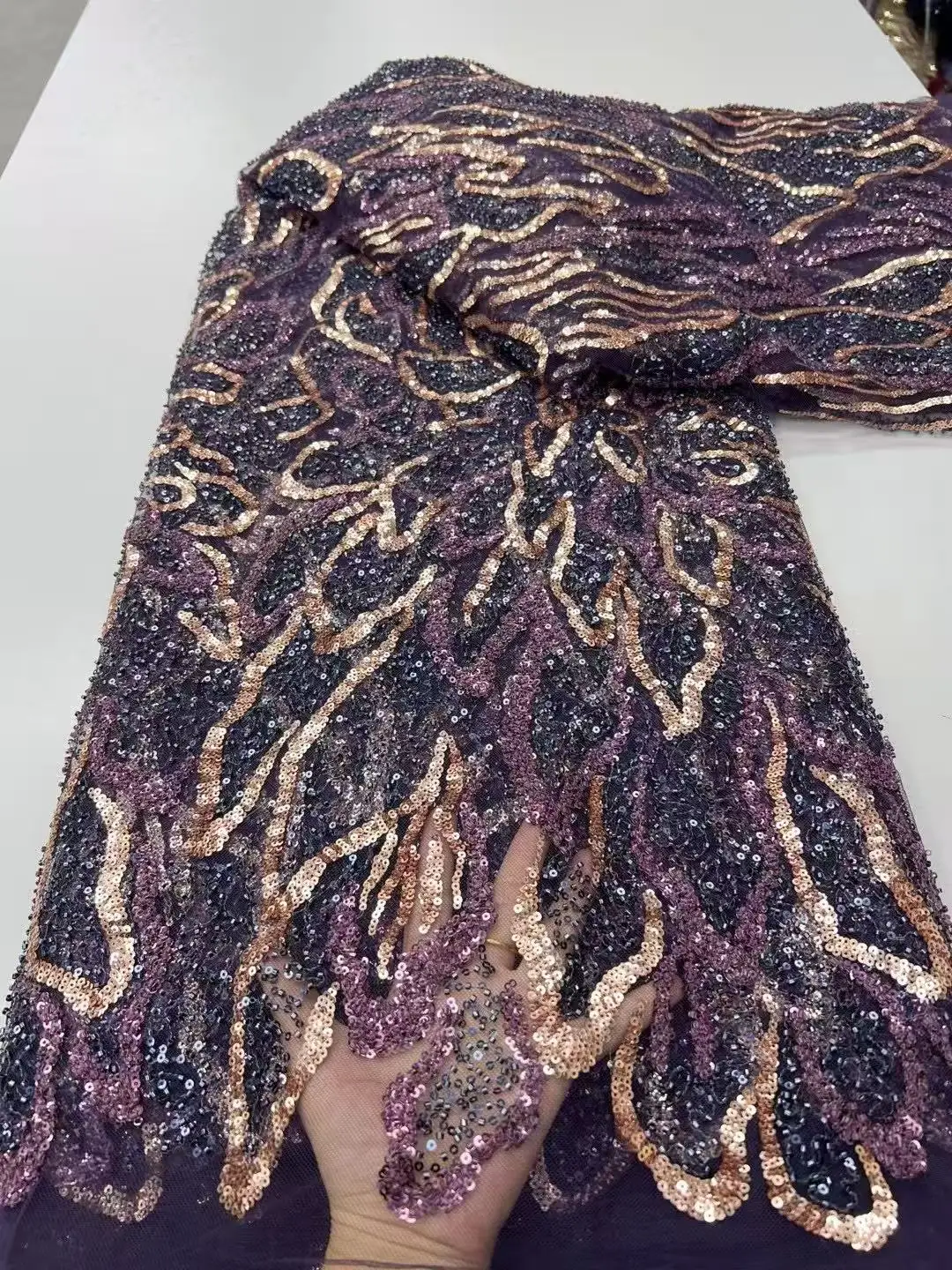 African Beads Lace Fabric 2025 High Quality Nigerian Sequins Groom Lace French Tulle Fabric For Wedding Party Dress Sewing 5yard
African Beads Lace Fabric 2025 High Quality Nigerian Sequins Groom Lace French Tulle Fabric For Wedding Party Dress Sewing 5yard