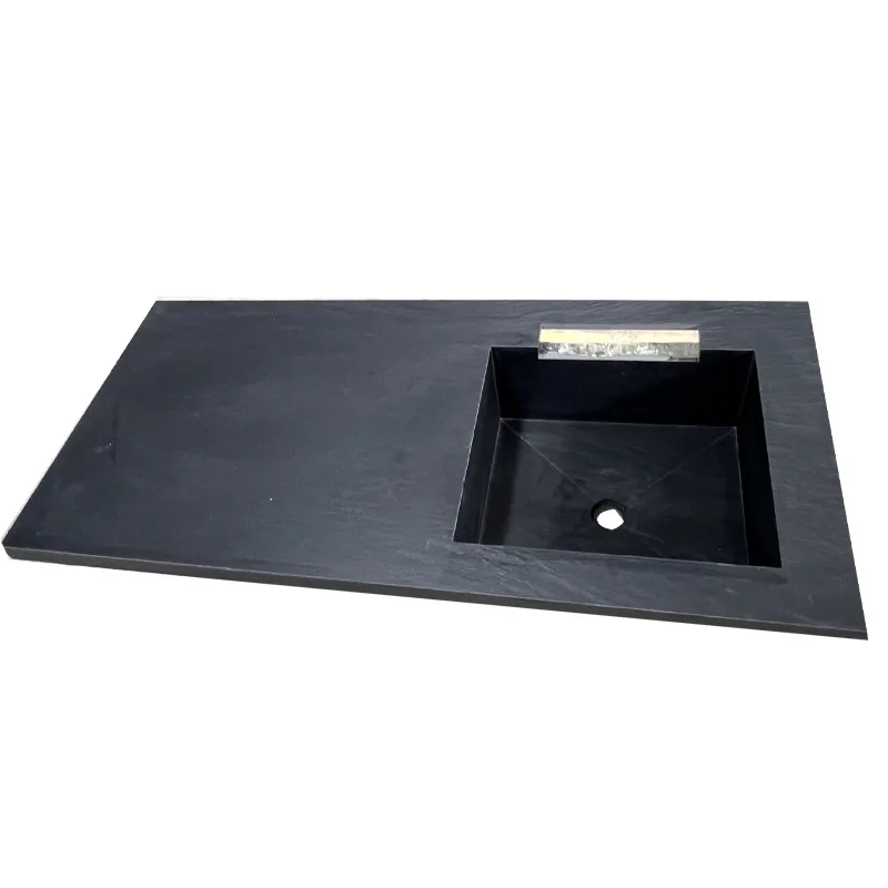 Slate countertop Washing table Hotel B & B Bathroom Cabinet Combination Toilet Hotel Bathroom Quiet
Slate countertop Washing table Hotel B & B Bathroom Cabinet Combination Toilet Hotel Bathroom Quiet