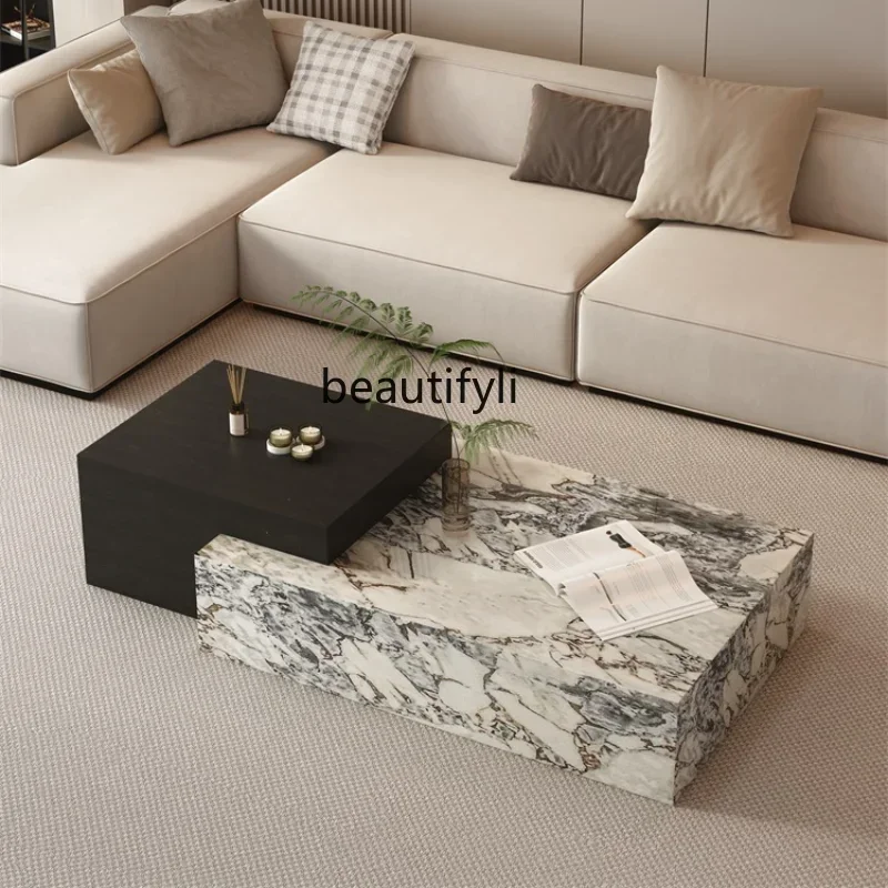 Marble Coffee Table French Entry Lux Natural Villa Living Room Home Small Apartment Minimalist Creative Solid Wood Coffee Table
Marble Coffee Table French Entry Lux Natural Villa Living Room Home Small Apartment Minimalist Creative Solid Wood Coffee Table