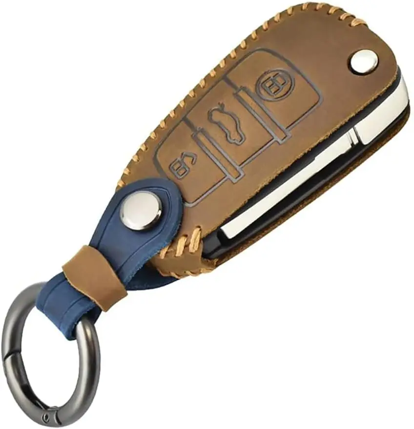 WH For Audi Key Fob Case,Leather Full Cover Compatible With A1 A3 Q3 R8 Flip Brown
WH For Audi Key Fob Case,Leather Full Cover Compatible With A1 A3 Q3 R8 Flip Brown