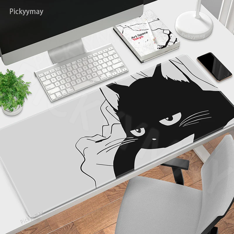 Cute Black Cat Desk Mat Gamer Mousepads XXL Office Mouse Pad Grey Desk Pads Large Gaming Mousepad Mouse Mats For Computer
Cute Black Cat Desk Mat Gamer Mousepads XXL Office Mouse Pad Grey Desk Pads Large Gaming Mousepad Mouse Mats For Computer