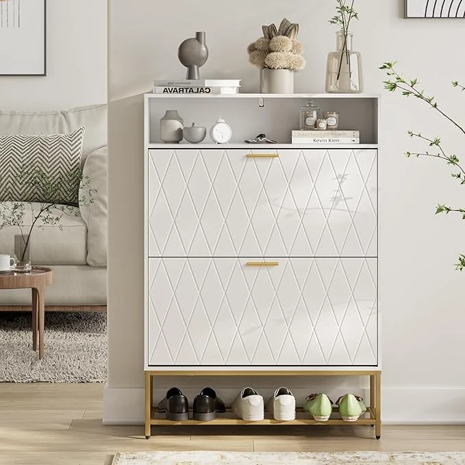 xx-Modern Shoe Cabinet Rack with 2 Compartments for Living Room Apartment*
xx-Modern Shoe Cabinet Rack with 2 Compartments for Living Room Apartment*