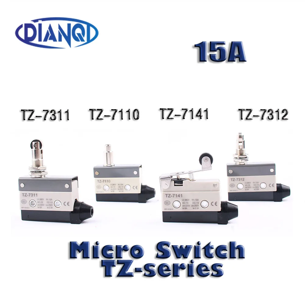 15A 250VAC TZ-7110 TZ-7141 TZ-7311 TZ-7312 Водонепроницаемый микропереключатель Концевой выключатель хода Прямой роликовый рычаг на 90 градусов
15A 250VAC TZ-7110 TZ-7141 TZ-7311 TZ-7312 Водонепроницаемый микропереключатель Концевой выключатель хода Прямой роликовый рычаг на 90 градусов