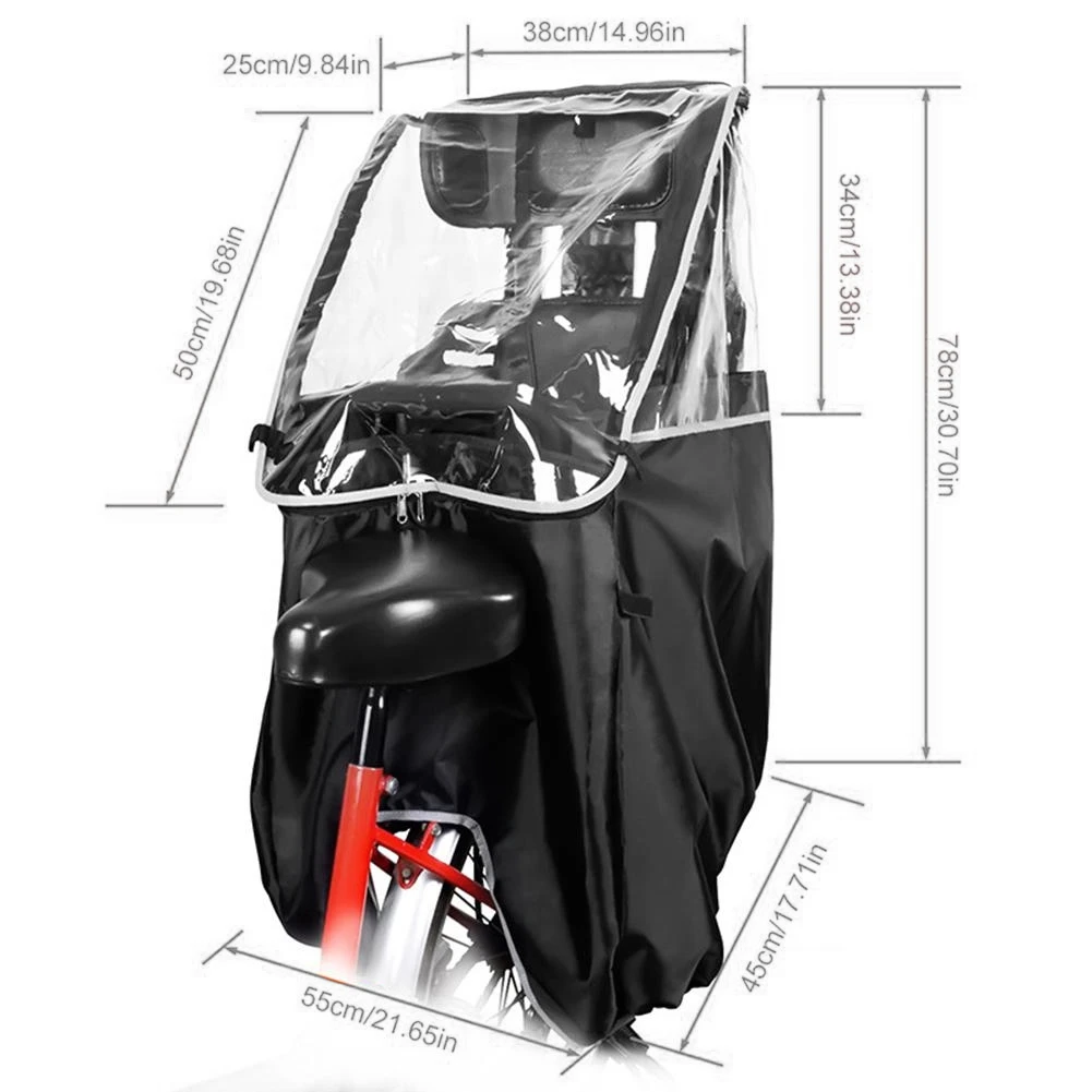 Children's Outdoor Bicycle Rain Poncho, Children Bicycle Raincoat Bicycle Rainproof Cover Rain Protection Bike Back Seats
Children's Outdoor Bicycle Rain Poncho, Children Bicycle Raincoat Bicycle Rainproof Cover Rain Protection Bike Back Seats