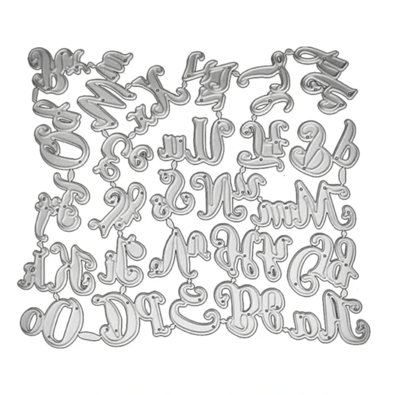Letter Metal Cutting Dies Stencil DIY Scrapbooking Album Paper Card Template Mold Embossing Decoration
Letter Metal Cutting Dies Stencil DIY Scrapbooking Album Paper Card Template Mold Embossing Decoration