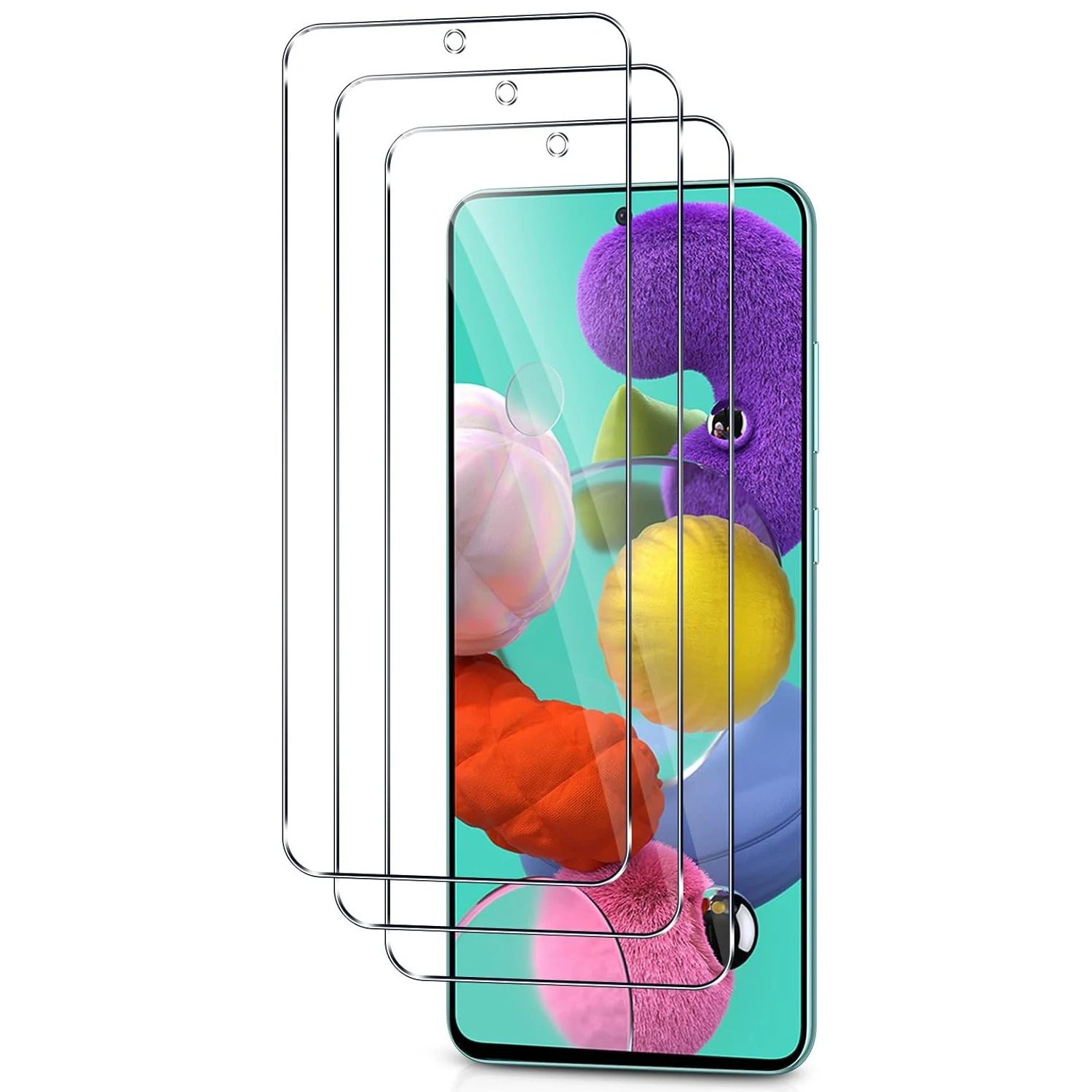 3pcs Tempered Glass Screen Protectors For Samsung Galaxy A51 5G Glass Film
3pcs Tempered Glass Screen Protectors For Samsung Galaxy A51 5G Glass Film