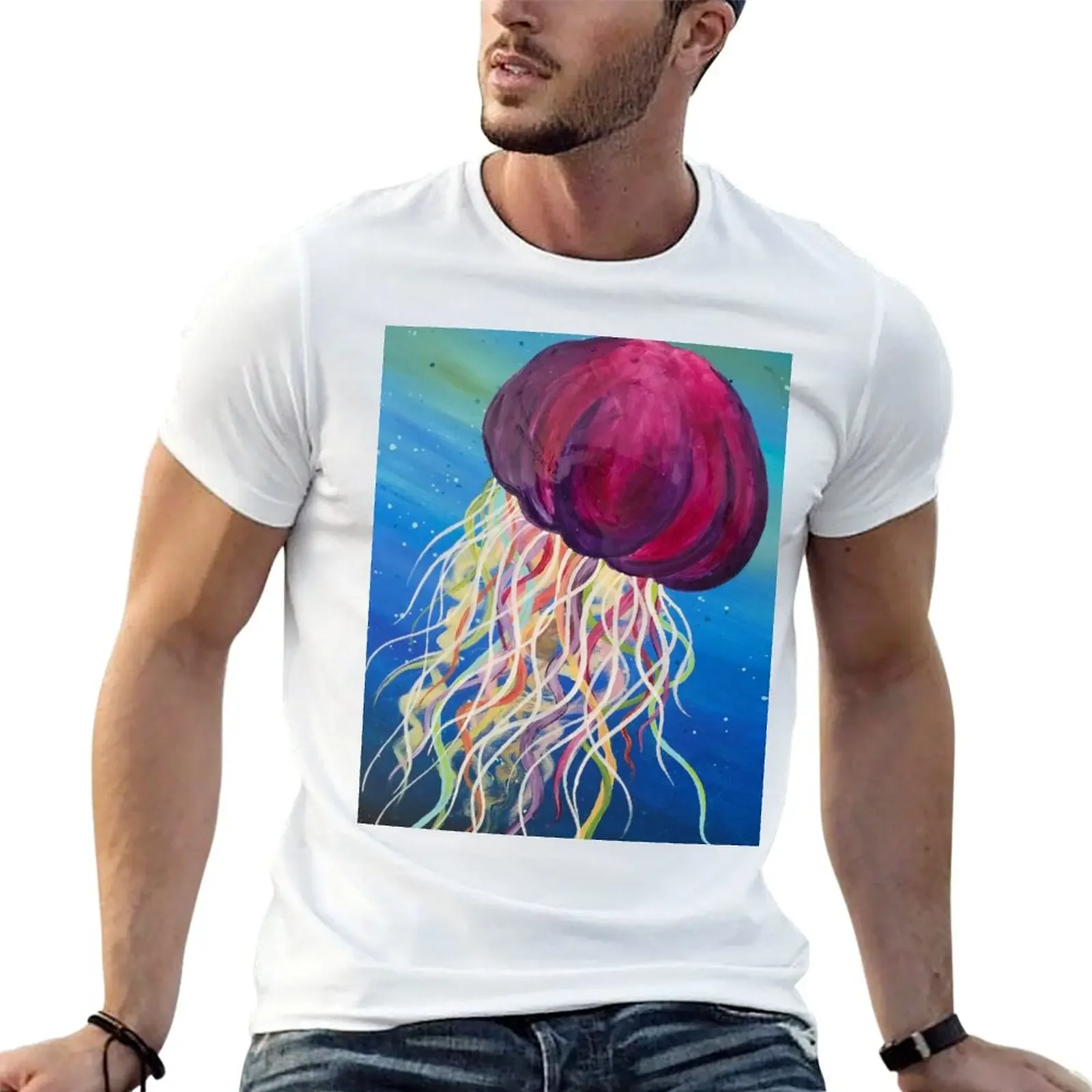 Colorful JellyFish T-Shirt quick drying luxury designer Luxury man summer clothes men clothing
Colorful JellyFish T-Shirt quick drying luxury designer Luxury man summer clothes men clothing