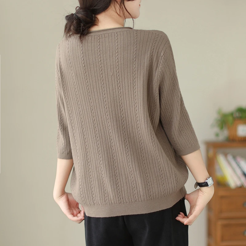 plus Size Loose V-Ne Knitted Top Women's Autumn Winter Inner Wear mid Sve Base irt Sweater Comfortable Breathable
plus Size Loose V-Ne Knitted Top Women's Autumn Winter Inner Wear mid Sve Base irt Sweater Comfortable Breathable