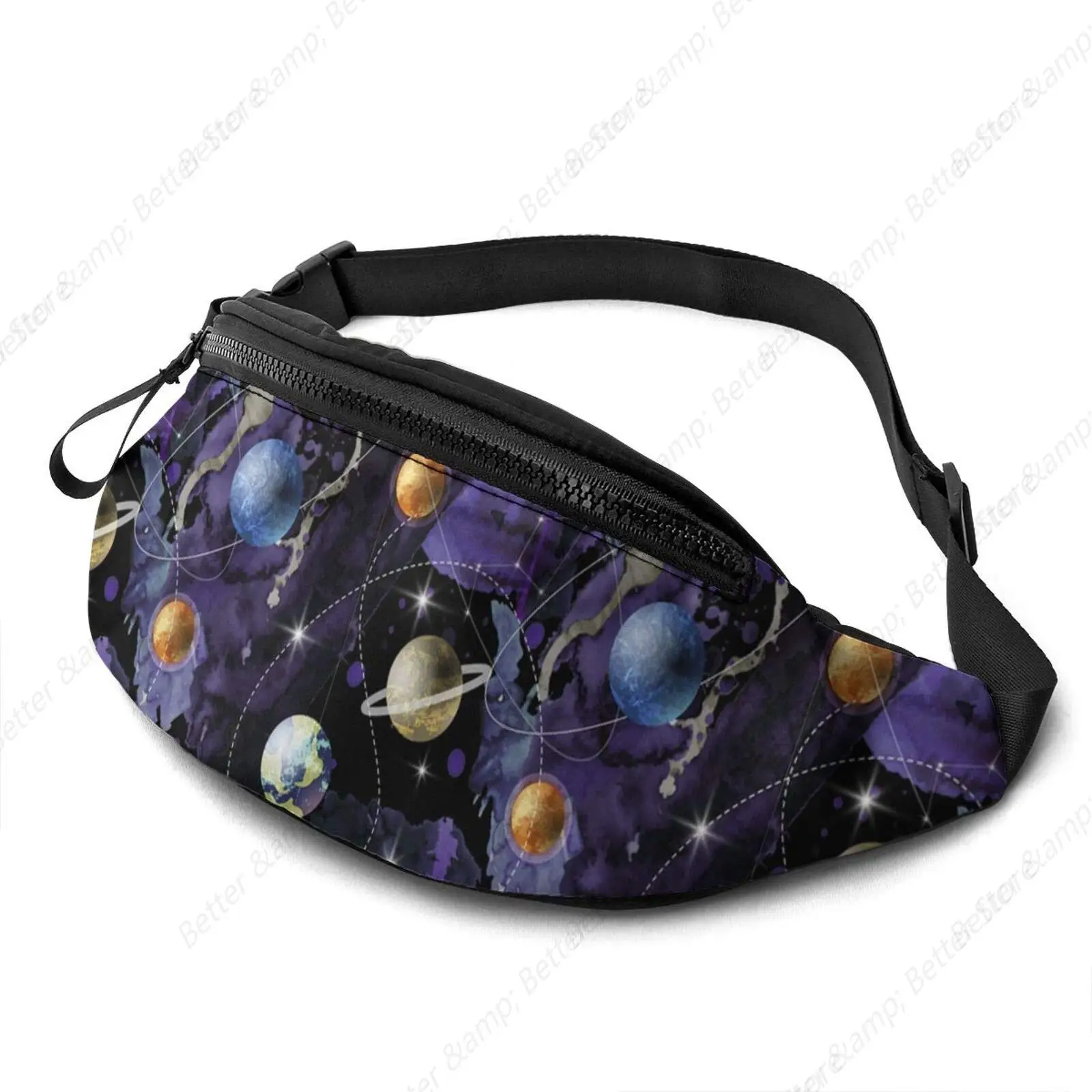 Fanny Pack for Women Men with Headphone Jack Sport Belt Bag Space Planets Waist Packs for Running
Fanny Pack for Women Men with Headphone Jack Sport Belt Bag Space Planets Waist Packs for Running