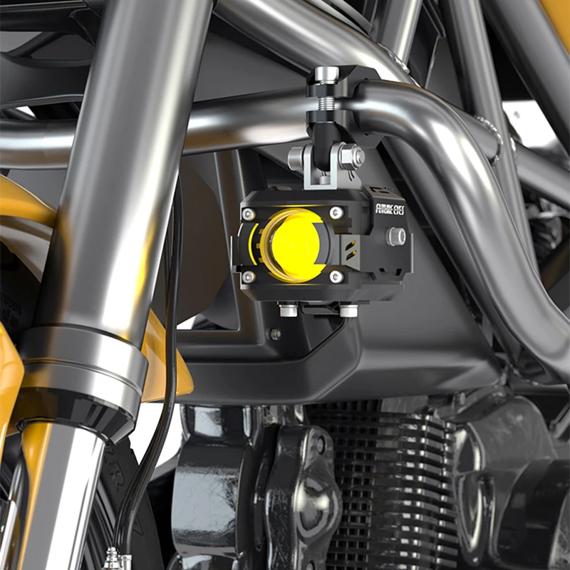 New Upgrade Switch Future Eyes Motorcycle LED Spotlight Yellow and White Lights High and Low beam Waterproof Fog Light Bike Lamp
New Upgrade Switch Future Eyes Motorcycle LED Spotlight Yellow and White Lights High and Low beam Waterproof Fog Light Bike Lamp