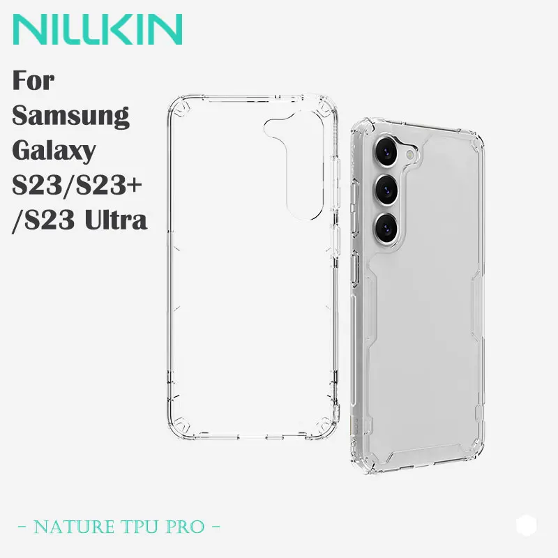 For Samsung Galaxy S23/S23+/S23 Ultra, NILLKIN TPU Case, Environmentally Friendly | Military-Grade Protection, Precise Cutouts
For Samsung Galaxy S23/S23+/S23 Ultra, NILLKIN TPU Case, Environmentally Friendly | Military-Grade Protection, Precise Cutouts