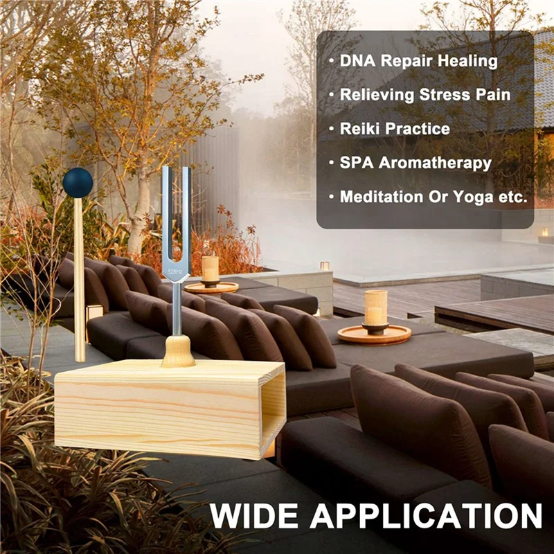 Dropship-3X 528Hz Tuning Fork With Resonance Box, Aluminum Alloy, Wooden Speaker, Perfect For SPA Aromatherapy 
Dropship-3X 528Hz Tuning Fork With Resonance Box, Aluminum Alloy, Wooden Speaker, Perfect For SPA Aromatherapy