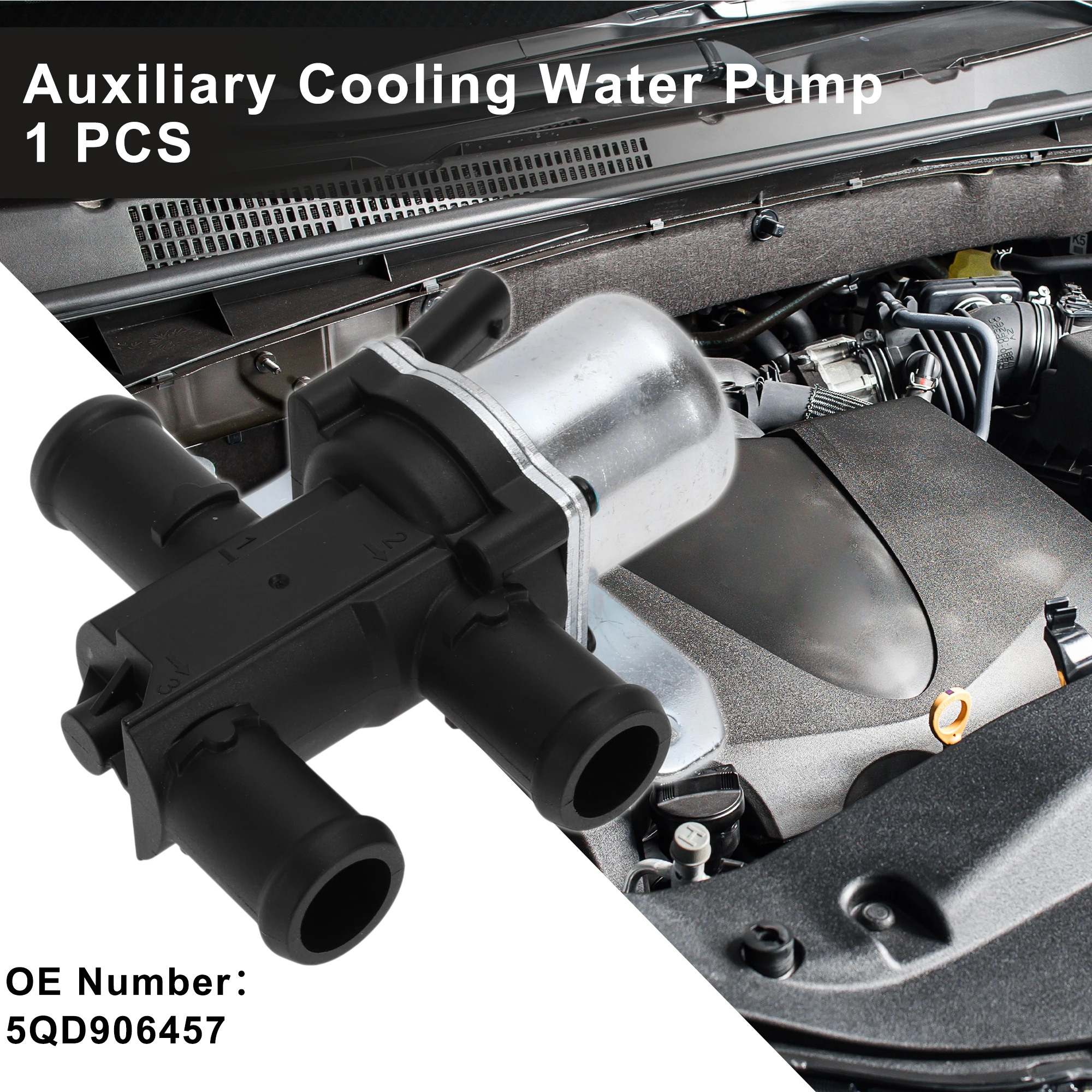 UXCELL Auxiliary Cooling Water Pump for Audi A6 A7 No.5QD906457 Car Auxiliary Coolant Pump
UXCELL Auxiliary Cooling Water Pump for Audi A6 A7 No.5QD906457 Car Auxiliary Coolant Pump