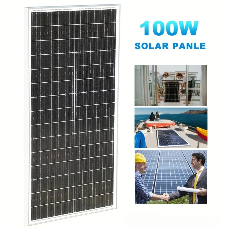 Солнечная панель 100 Вт, 18 В, высокоэффективное монокристаллическое фотоэлектрическое зарядное устройство для дома, кемпинга, уличной солнечной системы
Солнечная панель 100 Вт, 18 В, высокоэффективное монокристаллическое фотоэлектрическое зарядное устройство для дома, кемпинга, уличной солнечной системы
