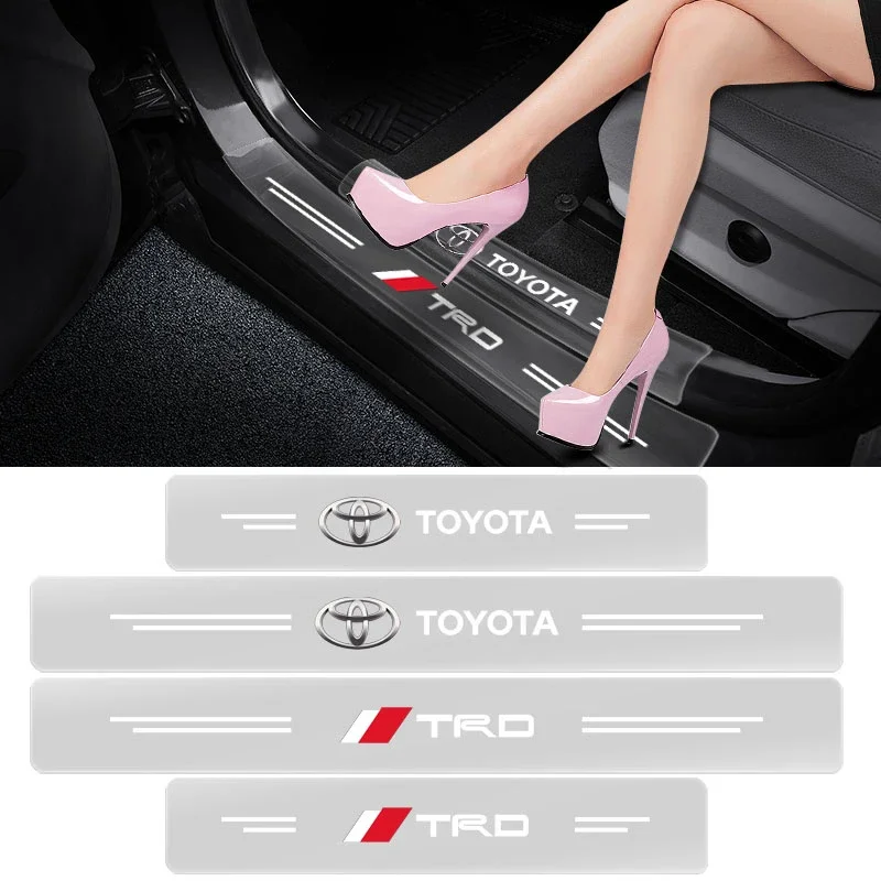 4 шт., автомобильный порог, прозрачная наклейка для Toyota Trd Camry Fortuner Prius Hiace Chr Verso Yaris Aygo Corolla, 4 шт.
4 шт., автомобильный порог, прозрачная наклейка для Toyota Trd Camry Fortuner Prius Hiace Chr Verso Yaris Aygo Corolla, 4 шт.