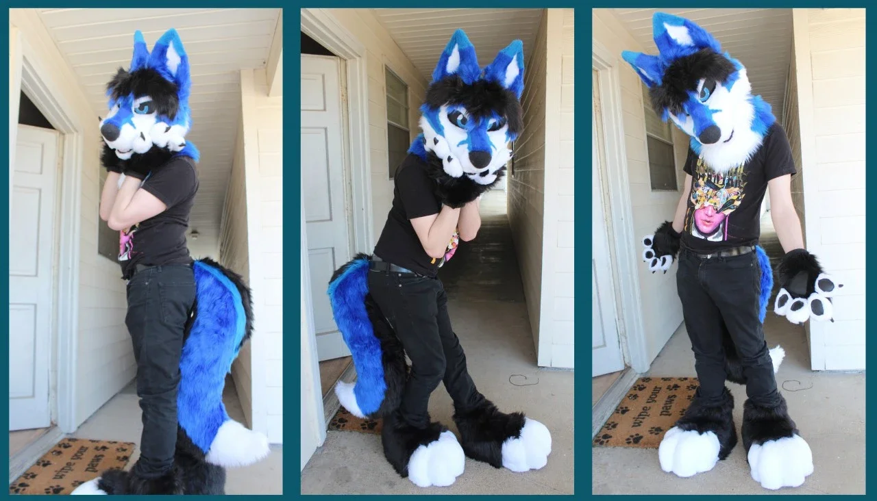 Blue Fox Dog Fursuit Mascot Costumes Halloween Fancy Party Dress Cartoon Character Carnival Christmas Birthday Party Gift
Blue Fox Dog Fursuit Mascot Costumes Halloween Fancy Party Dress Cartoon Character Carnival Christmas Birthday Party Gift