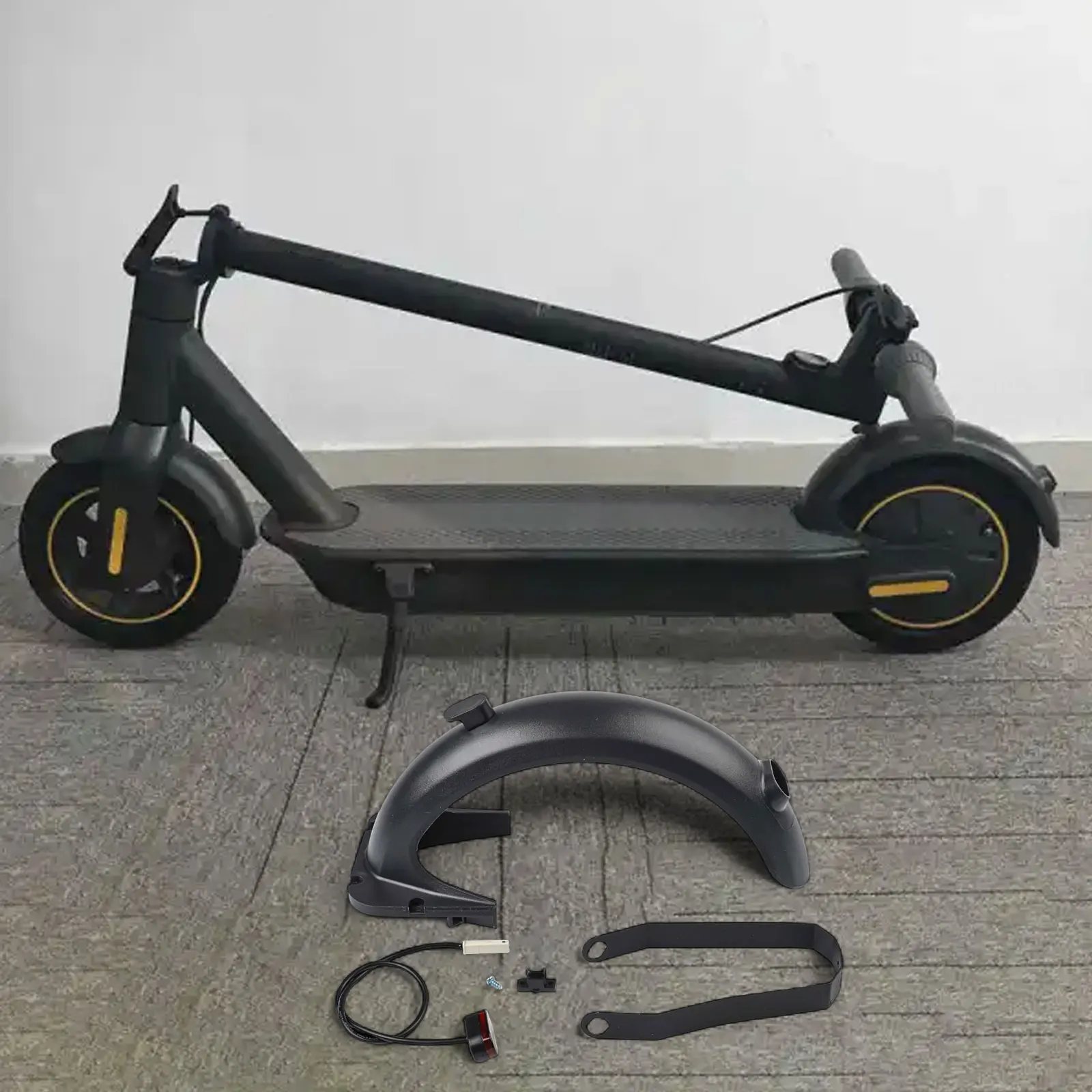 Для Ninebot Max G30, совместимый комплект заднего брызговика и кронштейна заднего фонаря, водонепроницаемый и пылезащитный дизайн для безопасной ночной езды
Для Ninebot Max G30, совместимый комплект заднего брызговика и кронштейна заднего фонаря, водонепроницаемый и пылезащитный дизайн для безопасной ночной езды