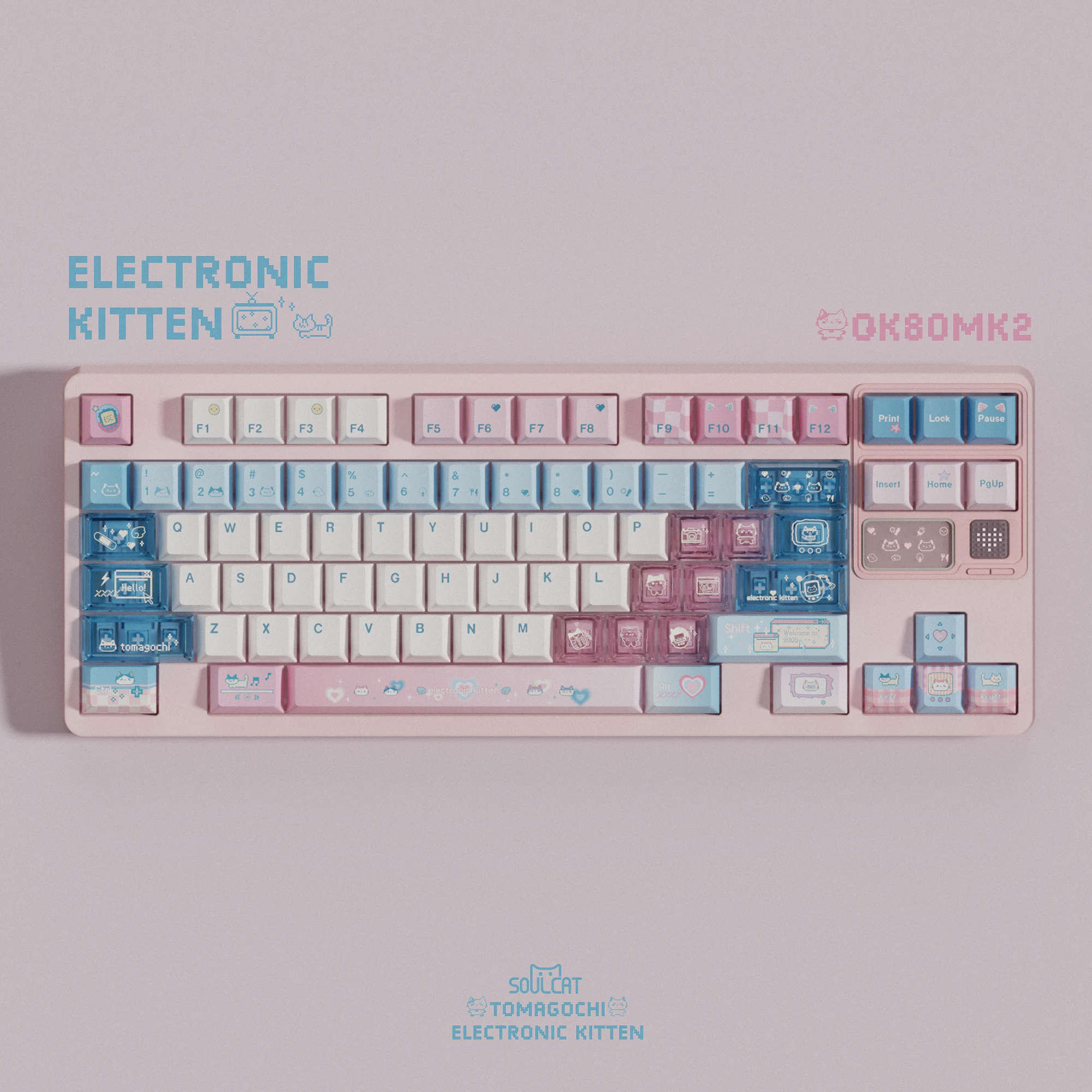 Chosfox&Soulcat 141+26 клавиш Электронная клавиатура Cat Cat PBT+PC Прозрачная клавиатура Cherry Height Customiz Механическая клавиатура Keycap
Chosfox&Soulcat 141+26 клавиш Электронная клавиатура Cat Cat PBT+PC Прозрачная клавиатура Cherry Height Customiz Механическая клавиатура Keycap