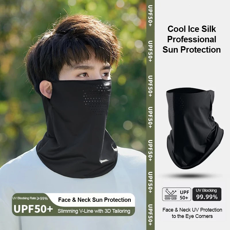 Cycling Neck Gaiter Sun Protection Summer Perforated Breathable Face Mask Driving Ear Loop Cooling Fishing Quick Dry Face Cover
Cycling Neck Gaiter Sun Protection Summer Perforated Breathable Face Mask Driving Ear Loop Cooling Fishing Quick Dry Face Cover
