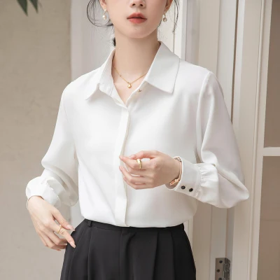 French Design White Shirts New Flhjlwoc Fashion Women Autumn Long Sleeve Office Lady Black Elegant Work Tops Blouses
French Design White Shirts New Flhjlwoc Fashion Women Autumn Long Sleeve Office Lady Black Elegant Work Tops Blouses