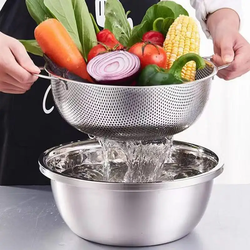 Дуршлаг для кухни, кухонный сетчатый дуршлаг, зеркальный очиститель из нержавеющей стали, 6 шт., зеркальное сито
Дуршлаг для кухни, кухонный сетчатый дуршлаг, зеркальный очиститель из нержавеющей стали, 6 шт., зеркальное сито