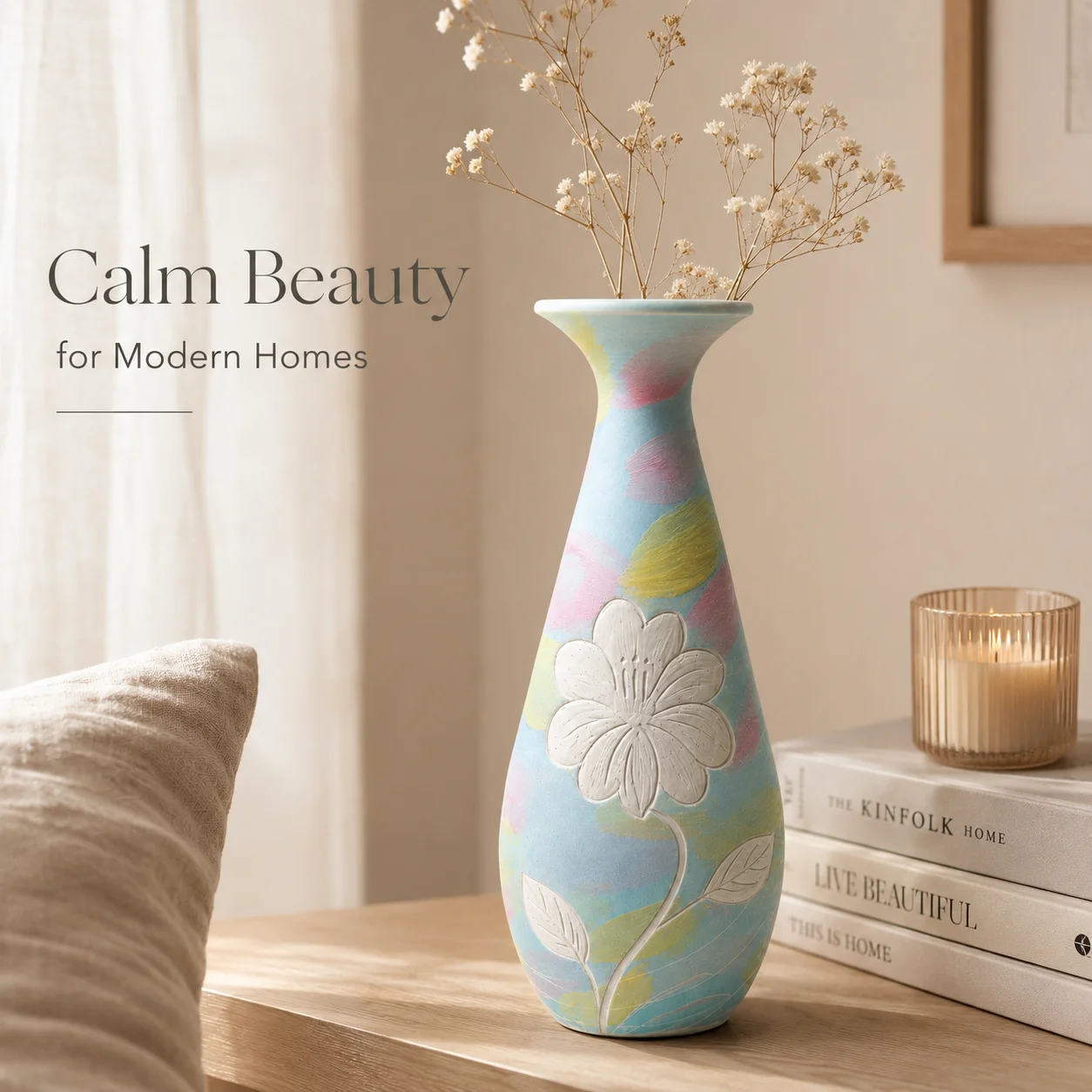 Modern Ceramic Vase for Flowers 3D Relief Floral Hand Painted Macaron Room Decor Aesthetic home decor Decorations Centerpiece
Modern Ceramic Vase for Flowers 3D Relief Floral Hand Painted Macaron Room Decor Aesthetic home decor Decorations Centerpiece