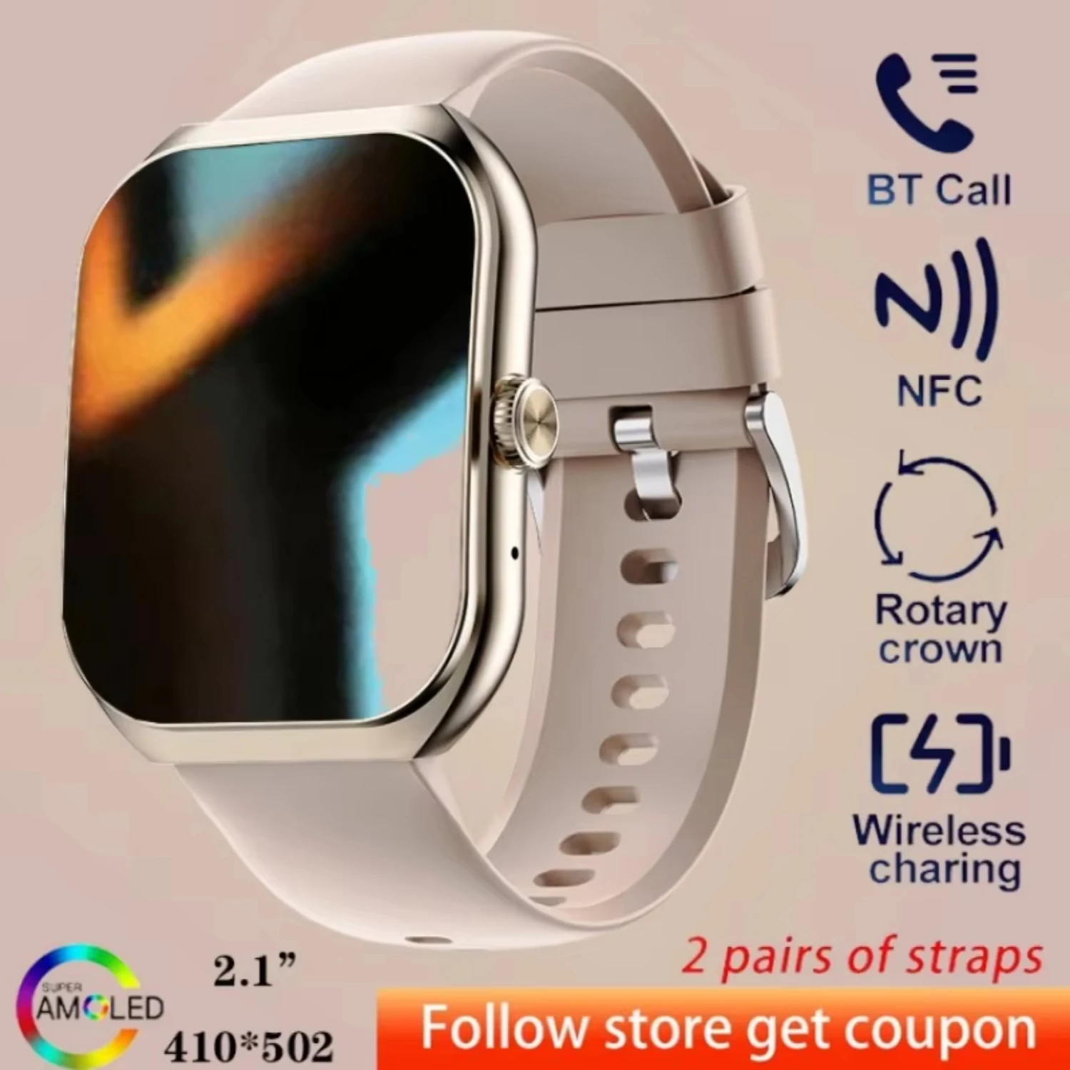 2024 2.1-inch UHD Bluetooth Calling Smartwatch Watch 220mah battery capacity IP68 Professional waterproof Android iOS
2024 2.1-inch UHD Bluetooth Calling Smartwatch Watch 220mah battery capacity IP68 Professional waterproof Android iOS
