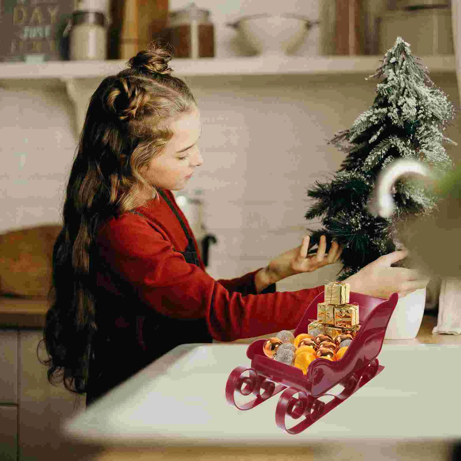 Christmas Sleigh Tree Hanging Decor Decoration Adornment Plastic Ornament Party Desktop Model Sled DIY Decorations Outdoor
Christmas Sleigh Tree Hanging Decor Decoration Adornment Plastic Ornament Party Desktop Model Sled DIY Decorations Outdoor