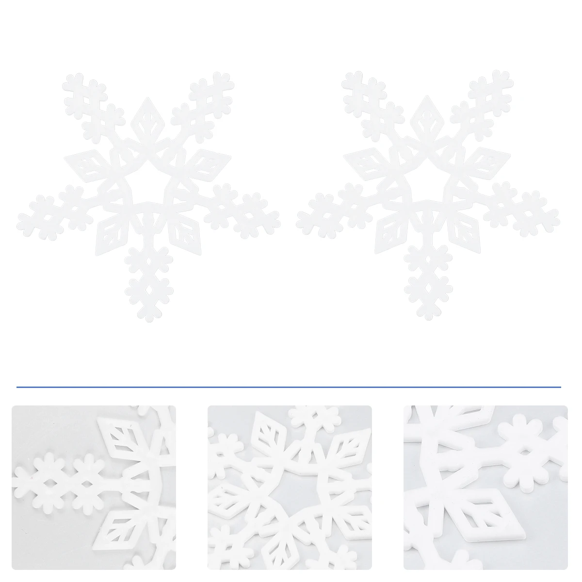 12 White Ornaments 10cm Snowflakes Christmas Pendant DIY Christmas Decoration Hanging Pendants Silver Rope for Party
12 White Ornaments 10cm Snowflakes Christmas Pendant DIY Christmas Decoration Hanging Pendants Silver Rope for Party