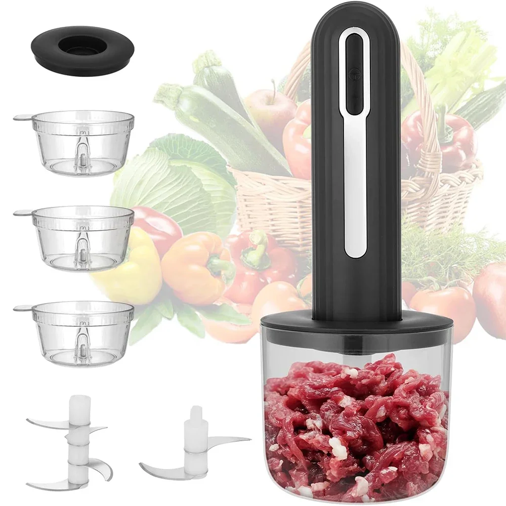 Wireless Electric Food Processor 4 Cup Electric Food Chopper For Meat Onions vegetables Garlic Baby Food Chopper Blender
Wireless Electric Food Processor 4 Cup Electric Food Chopper For Meat Onions vegetables Garlic Baby Food Chopper Blender