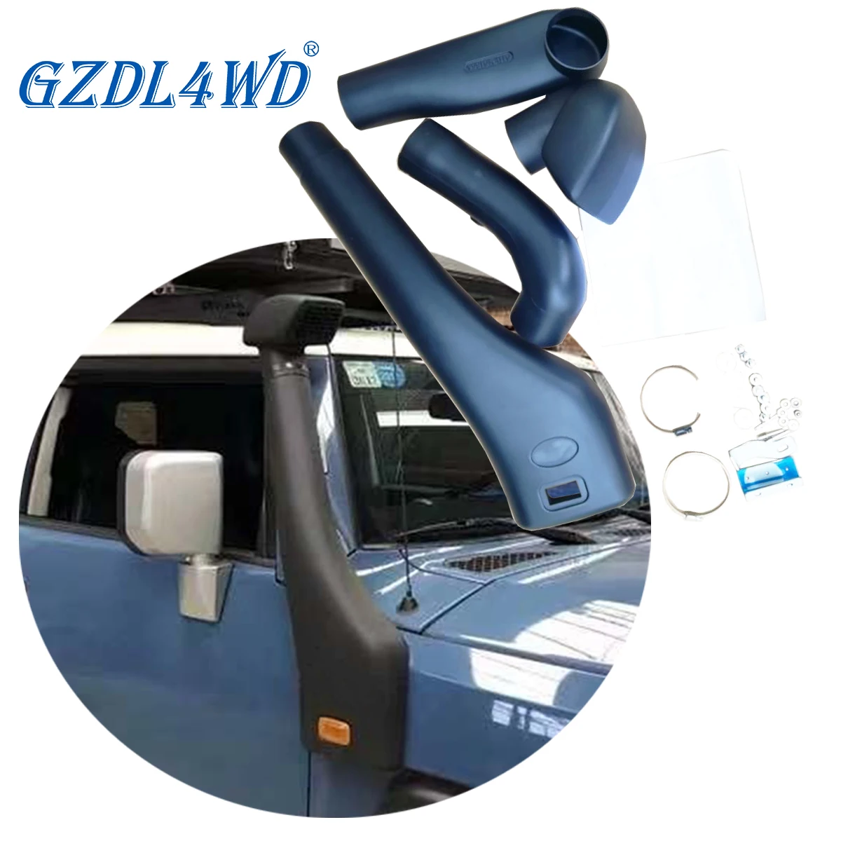 gzdl4wd Car Exterior Accessories 4X4 Snorkel For TOYOTA FJ CRUISER 2011+ Air Intake Snorkel Kits
gzdl4wd Car Exterior Accessories 4X4 Snorkel For TOYOTA FJ CRUISER 2011+ Air Intake Snorkel Kits