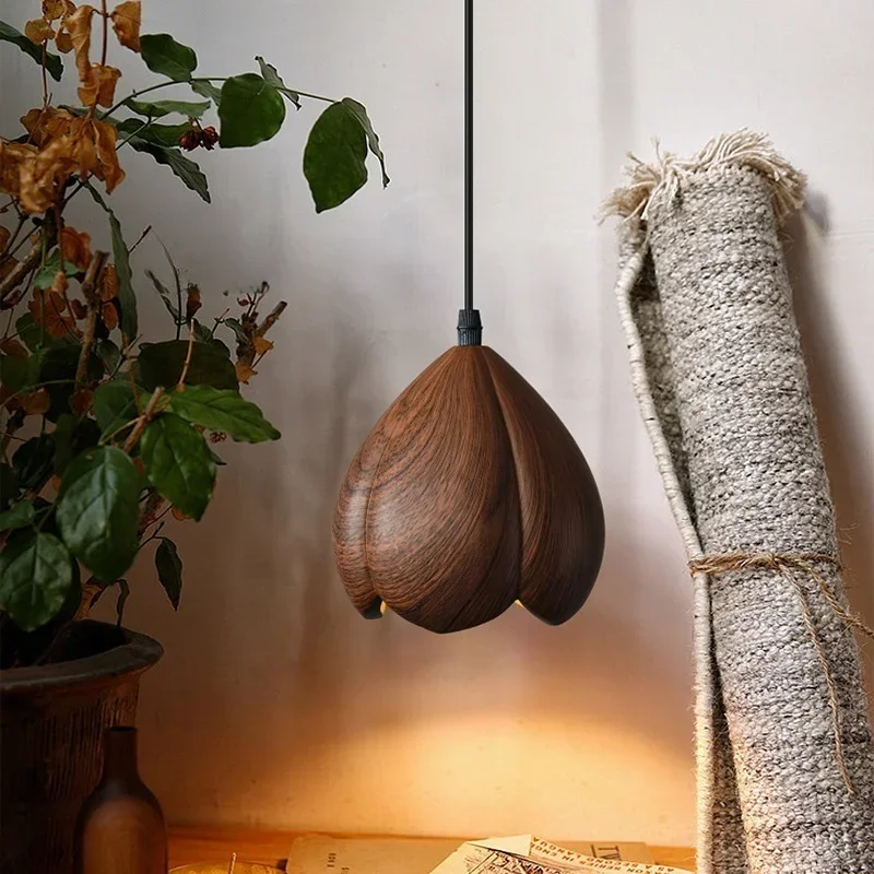 Walnut Wood Pendant Lights Kitchen Island Nordic Modern Bedside Ceiling Hanging Lamp Home Decor Suspension Chandelier
Walnut Wood Pendant Lights Kitchen Island Nordic Modern Bedside Ceiling Hanging Lamp Home Decor Suspension Chandelier