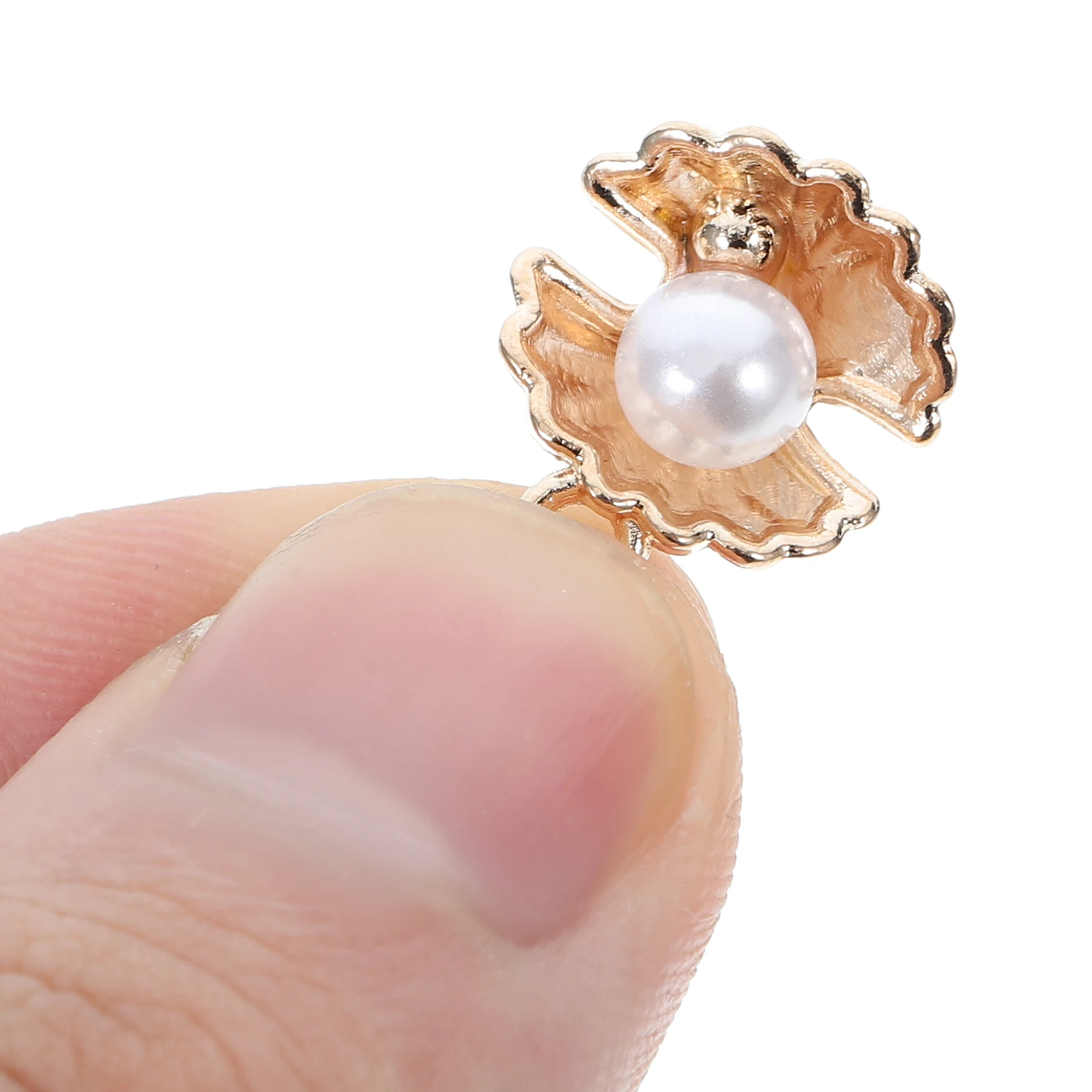 10 Pcs Shell Pearl Pendant Necklace Faux Golden Zinc Alloy Jewelry Components for Earrings Bracelets Charms Craft Supplies DIY 
10 Pcs Shell Pearl Pendant Necklace Faux Golden Zinc Alloy Jewelry Components for Earrings Bracelets Charms Craft Supplies DIY