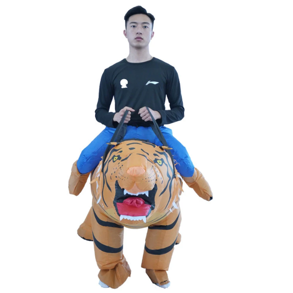  Взрослый надувной костюм для косплея с изображением тигра, Рождество, Хэллоуин, подходит для праздничной тематической вечеринки, косплей
Взрослый надувной костюм для косплея с изображением тигра, Рождество, Хэллоуин, подходит для праздничной тематической вечеринки, косплей