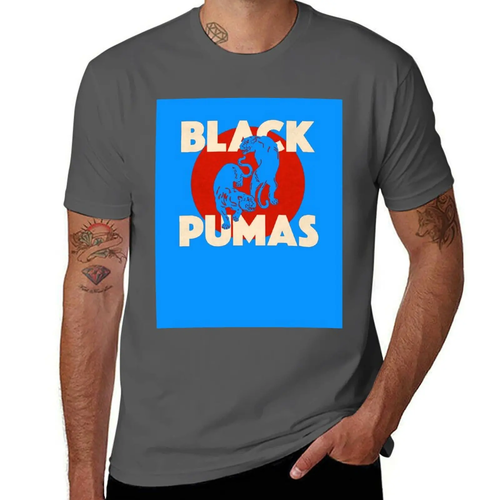 BLACK PUMAS T-Shirt T-Shirt Summer Holiday Casual Tee
BLACK PUMAS T-Shirt T-Shirt Summer Holiday Casual Tee