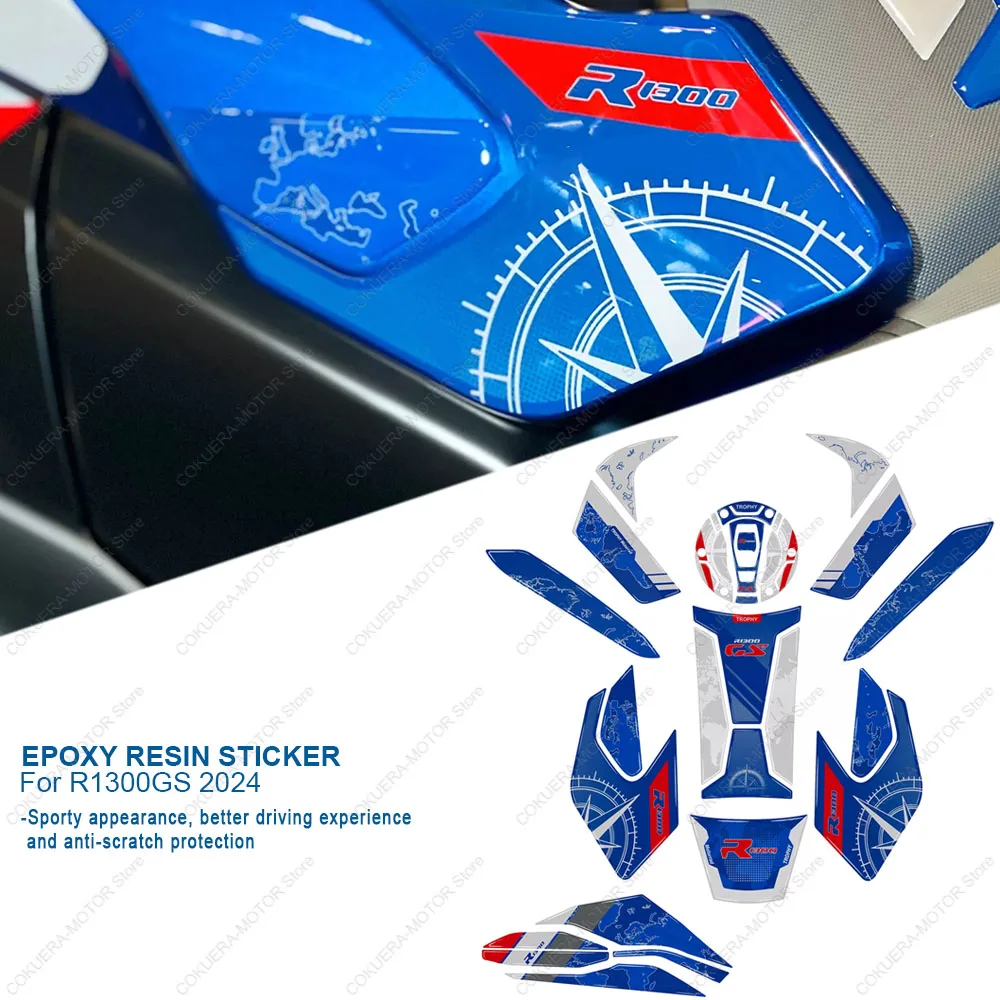 for BMW Trophy R1300GS 2024 Motorcycle Tank pad Sticker 3D Epoxy Resin Protective sticker Mudguard sticker kit
for BMW Trophy R1300GS 2024 Motorcycle Tank pad Sticker 3D Epoxy Resin Protective sticker Mudguard sticker kit