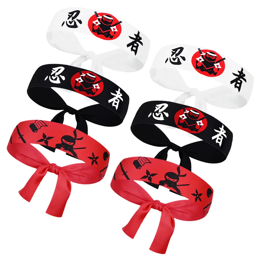6 Pcs Japanese Style Cooking Tie Headbands For Men Chef Karate Sweatband Breathable Adjustable Size Accessories
6 Pcs Japanese Style Cooking Tie Headbands For Men Chef Karate Sweatband Breathable Adjustable Size Accessories
