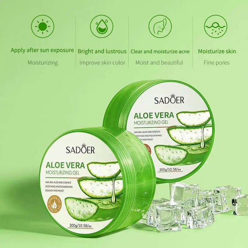 Aloe Vera Gel for Face Body Moisturizing Soothing Dry Skin Repair Lightweight After Sun Care Pore Minimizer No Rinse 50g
Aloe Vera Gel for Face Body Moisturizing Soothing Dry Skin Repair Lightweight After Sun Care Pore Minimizer No Rinse 50g