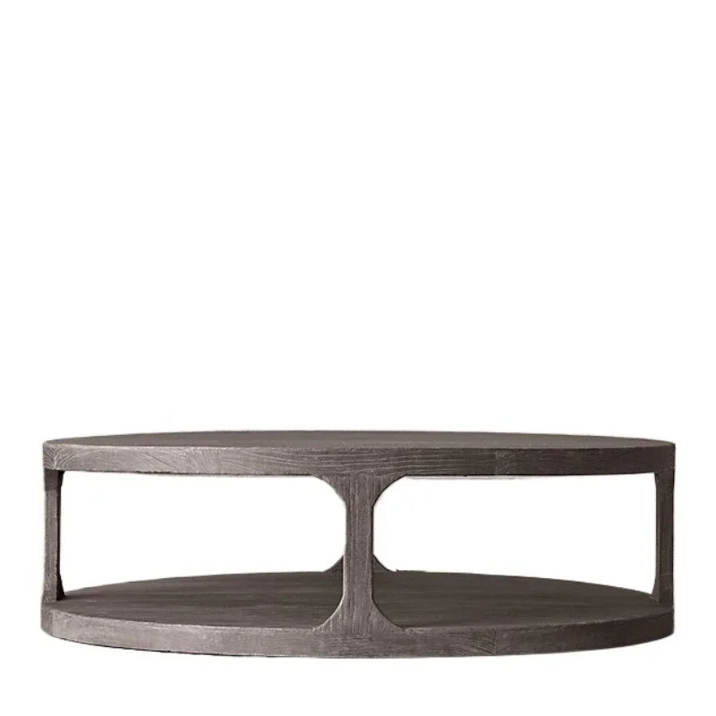 Solid wood coffee table Italian villa tea table French country retro furniture American simple coffee table
Solid wood coffee table Italian villa tea table French country retro furniture American simple coffee table