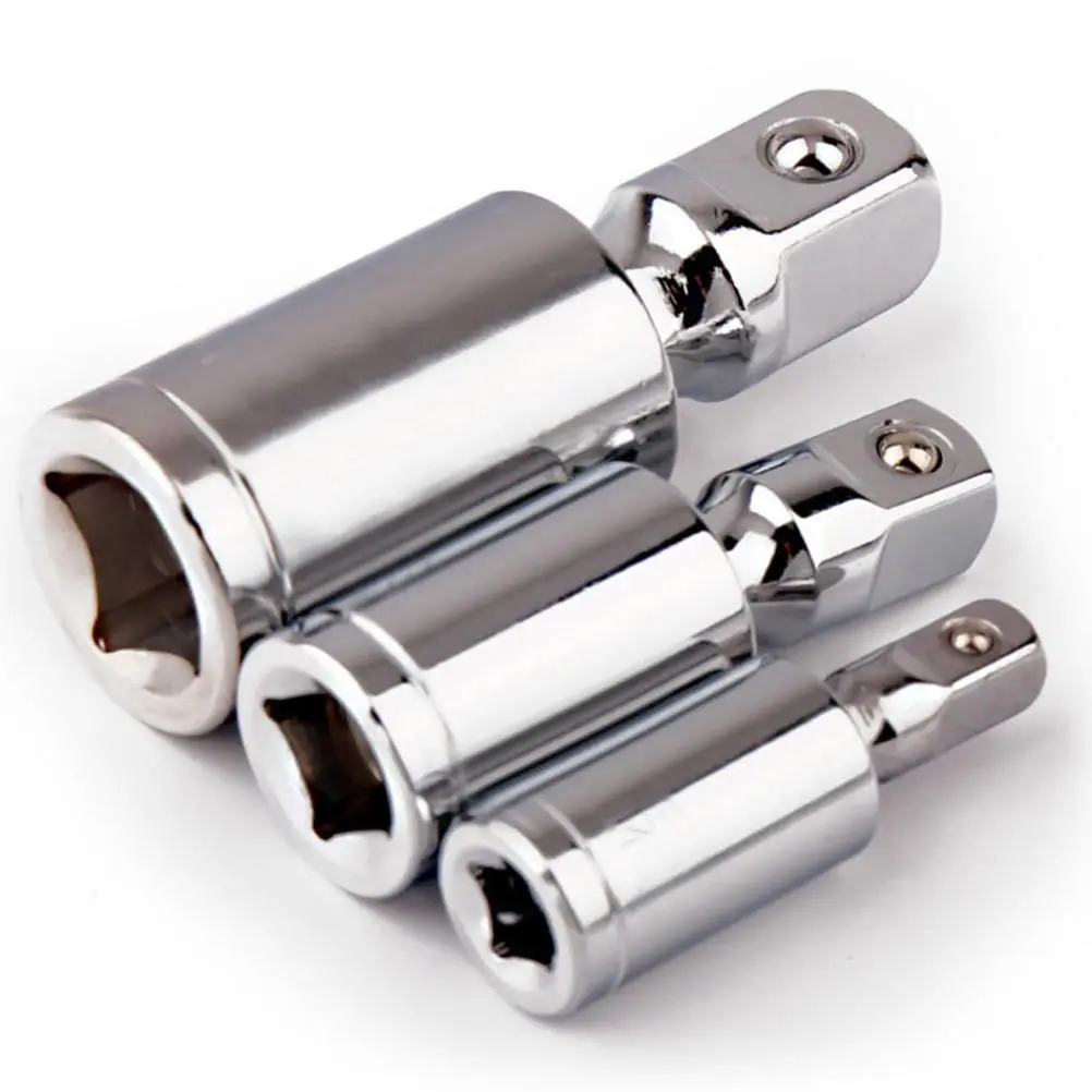 3Pcs Universal Socket Adapter Set Premium Hardened Steel Joint Sockets for Mechanical Repair Swivel Extension Universal Joint
3Pcs Universal Socket Adapter Set Premium Hardened Steel Joint Sockets for Mechanical Repair Swivel Extension Universal Joint