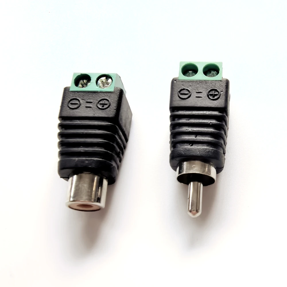 1/2/5 Pairs RCA Male Plug to RCA Female Socket Screw Terminal Adapter Connectortor for AV Audio Video CCTV Camera Speaker
1/2/5 Pairs RCA Male Plug to RCA Female Socket Screw Terminal Adapter Connectortor for AV Audio Video CCTV Camera Speaker