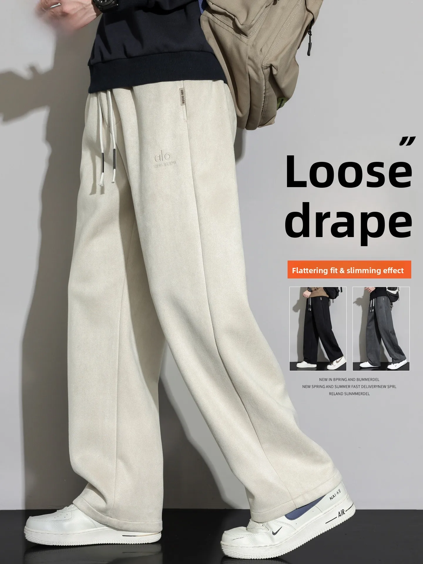 Men's Casual Suede Pants Spring Autumn Loose Straight Leg Anti-Wrinkle Drapey Banana Knife Waistcoat Faionable Youth Sle
Men's Casual Suede Pants Spring Autumn Loose Straight Leg Anti-Wrinkle Drapey Banana Knife Waistcoat Faionable Youth Sle