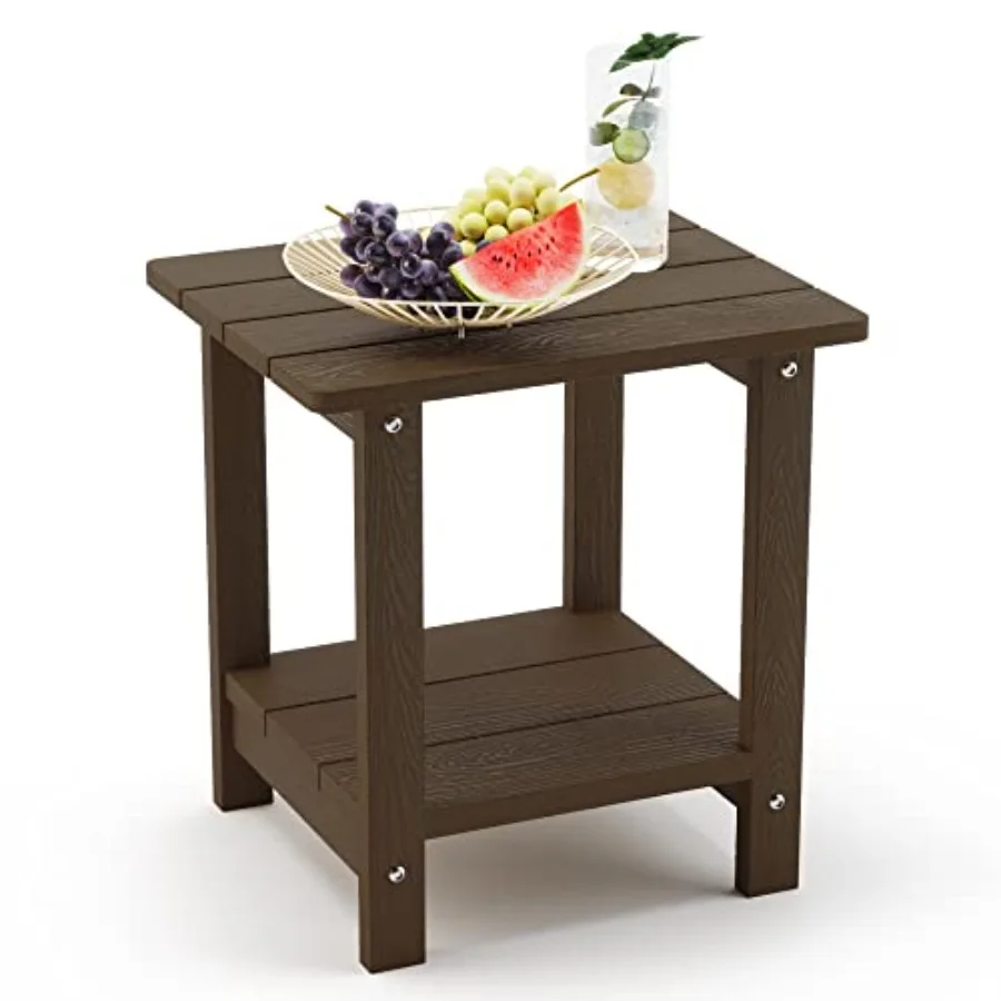 Adirondack Outdoor Side Table 2-Tier HDPS Patio End Table Weather Resistant Outdoor Morden Side Table for Patio Pool Porch
Adirondack Outdoor Side Table 2-Tier HDPS Patio End Table Weather Resistant Outdoor Morden Side Table for Patio Pool Porch