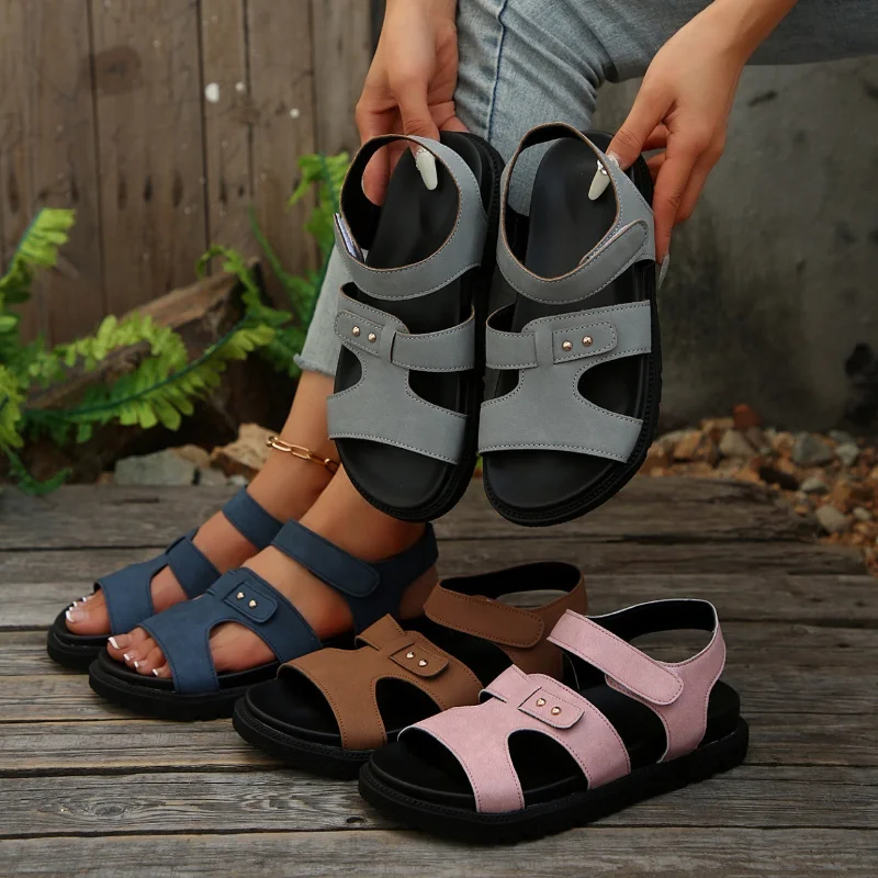 2025 New Large Size Slippers for Women 2025 New Style Solid Color Casual Versatile Thick Bottom Fashionable Beach Sandals
2025 New Large Size Slippers for Women 2025 New Style Solid Color Casual Versatile Thick Bottom Fashionable Beach Sandals