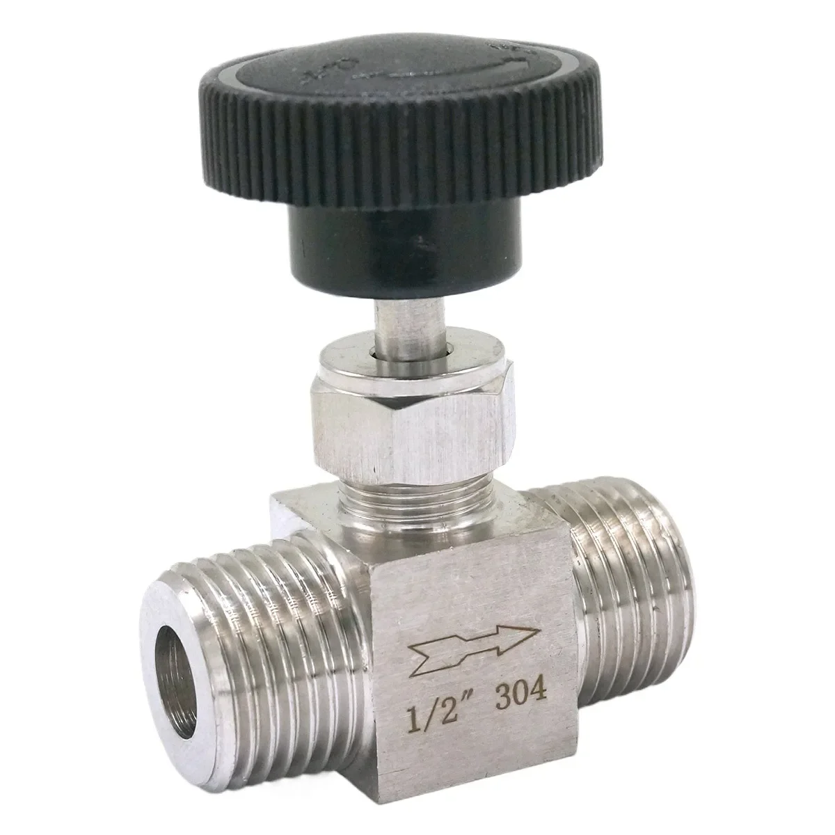 1/8" 1/4" 3/8" 1/2" BSPT NPT Male 304 Stainless Steel Shut off Needle Valve 900 psi
1/8" 1/4" 3/8" 1/2" BSPT NPT Male 304 Stainless Steel Shut off Needle Valve 900 psi
